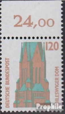 Produktbild von Briefmarken BRD (BR.Deutschland) 1988 Mi 1375 Oberrandstück postfrisch Sehenswürdigkeiten