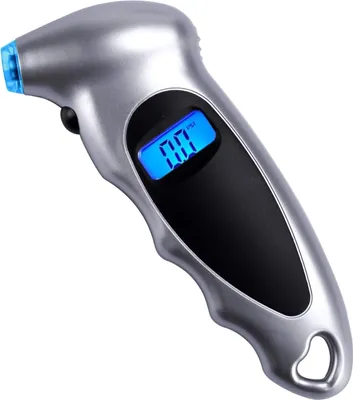 Obrázok produktu pre Digital Tire Pressure Gauge Backlit Lcd Handheld Multifunctional For Cars Trucks Bicycles silver