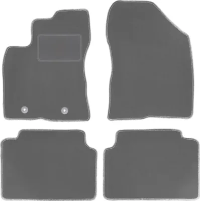 Produktbild von Graphit-Fußmatten für: Toyota Avensis III T27 Kombi, Limousine, Liftback (2009-2013)