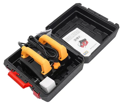 Produktbild von Elektrische Mauernutfräse - Betonschneider - 1200 W Kupfermotor - 15 cm Fräsbreite - 1–4 mm Tiefeneinstellung - 1000–4000 U/min - 26 Hartmetallklingen - Staubabsauganschluss