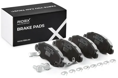 Produktbild von RIDEX 402B0212 Bremsbeläge Satz Vorne für OPEL AGILA (A) (H00) für SUZUKI IGNIS II für SUBARU JUSTY III (G3X)