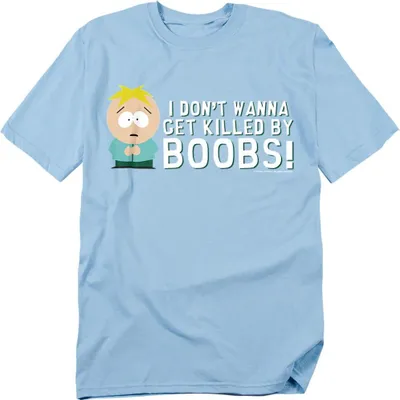 Produktbild von South Park - "Killed By Boobs" T-Shirt für Herren/Damen Uni TV20664 (S) (Hellblau)