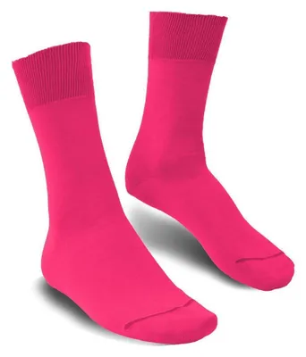 Produktbild von Langer & Messmer Herren Socken aus weicher Baumwolle Farbe Pink Größe 42-43
