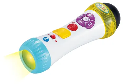 Produktbild von Mikrofon mit Lichteffekten 20 cm