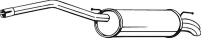 Produktbild von Bosal Endschalldämpfer  233-089