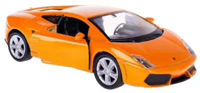 Zdjęcie produktu dla Welly, model samochodu Lamborghini Gallardo LP560-4, kolor pomarańczowy, skala 1:34-39