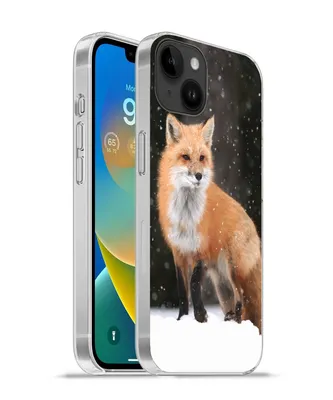 Produktbild von MuchoWow® Handyhülle Schutzhülle Hülle für Apple iPhone 14 Plus - Soft case Fuchs - Schnee - Winter Silikon Softcase Handy Hülle - Abbildung