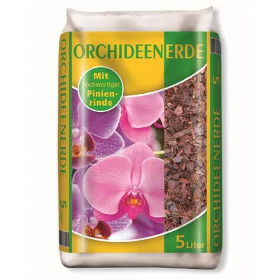 Image de 5 litres de terreau pour orchidées Substrat Terreau pour fleurs en sachet