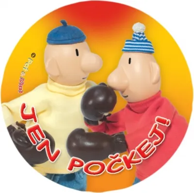 Obrázek produktu pro Placka PAM JEN POČKEJ odznak 44mm