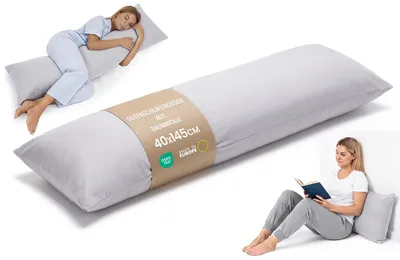 Obrázek produktu pro Polštář na spaní na boku 40x145 cm s povlakem