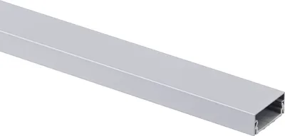 Produktbild von Alu Kabelkanal silber eckig 115x3,7 cm für TV HiFi Computer Lampen Aluminium Abdeckung