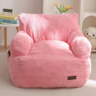 Imagen del producto de Saco de sillón para niños, relleno, apto para niños y niñas, ideal para usar en interiores y exteriores