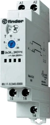 Zdjęcie produktu dla Finder 8012823324661 Leistungsrelais Grau (801102400000)