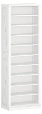 Obrázok produktu pre Skriňa na topánky - Polička na topánky - Úložný systém na topánky - Sedacia lavica na topánky - Skriňa na topánky s dvierkami - Pre 27-30 párov topánok