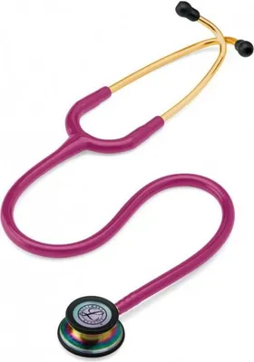 Produktbild von Littmann® Stethoskop Classic III Rainbow-Edition/himbeerrot