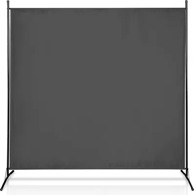 Obrázek produktu pro Oddělovač místností s 1 panelem - 180 x 180 cm antracit - Oddělovač místností zahradní španělská stěna
