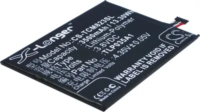 Imagen del producto de TECHTEK Batería compatible con [Alcatel] 7070X, N1 Max, OT-7070X, Pop 4 6, para [TCL] M823, N1 Max sustituye TLP035A1, para TLP035AJ"