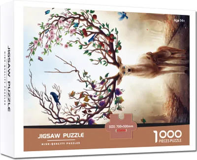 Obrázok produktu pre Puzzle 1000 dielikov, puzzle pre dospelých, farebné puzzle pre dospelých a deti od 14 rokov, podporná plocha A-F - 70x50cm