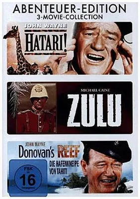 Produktbild von Hatari! - Zulu - Donovan's Reef (Die Hafenkneipe von Tahiti) - 3DVD [3 DVDs]