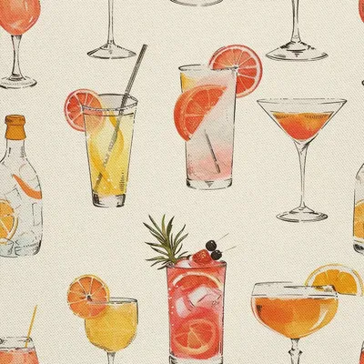 Produktbild von OUTDOOR DEKOSTOFFE OXFORD - Motiv Cocktail | DX8361