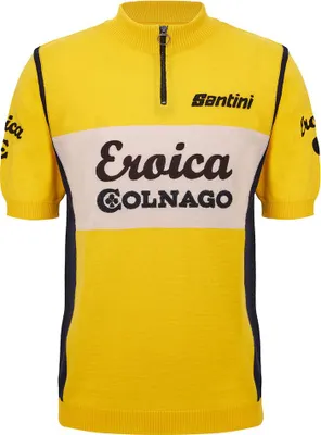 Produktbild von Santini Eroica Colnago Kurzarm-radtrikot Gelb XL Mann Gelb XL
