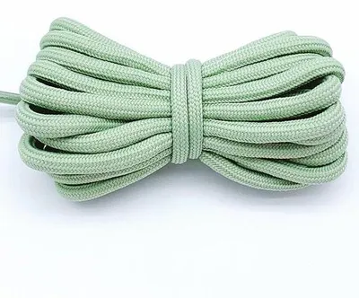 Produktbild von Runde Sportschlaufenverschlüsse 90 cm lang - allgemein einsetzbare rundliche Schnürsenkelschlaufen 5 mm dick - für Kinder und Erwachsene - für Outdoor-Aktivitäten, Wanderrouten und Trekkingshuhen.