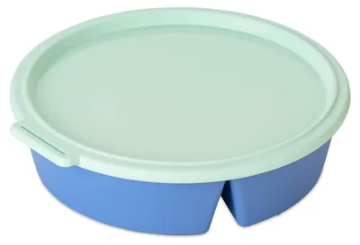 Productafbeelding van Mska met deksel NORA BOX, verdeeld, blauw, 1,1 liter, KOZIOL