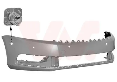 Produktbild von VAN WEZEL Stoßstange Stoßfänger für VW Passat Variant (365) Grundiert 5740576