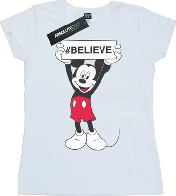 Produktbild von Disney - "Believe" T-Shirt für Damen BI31400 (XL) (Weiß)