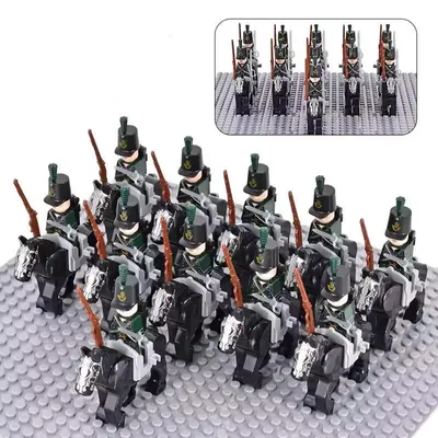 Obrázek produktu pro Sada 11 kusů figurek - Britské dragouny z napoleonských válek.