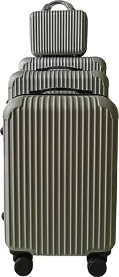 Produktbild von Hartschalenkoffer 4er-Set Frenzi Silber NTK-Collection