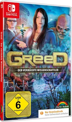 Produktbild von GREED - Der verrückte Wissenschaftler - Wimmelbild Spiel - Nintendo Switch