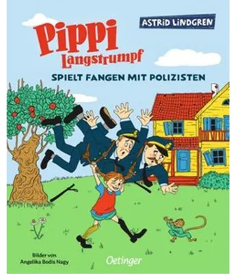 Produktbild von Pippi Langstrumpf spielt Fangen mit Polizisten