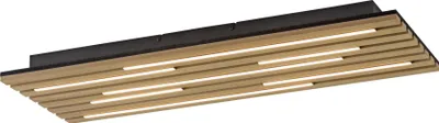 Immagine prodotto di JUST LIGHT Plafona a LED 15591-79, 25 W, 3000 K, 3400 lm, bianco caldo, IP20, legno/nero