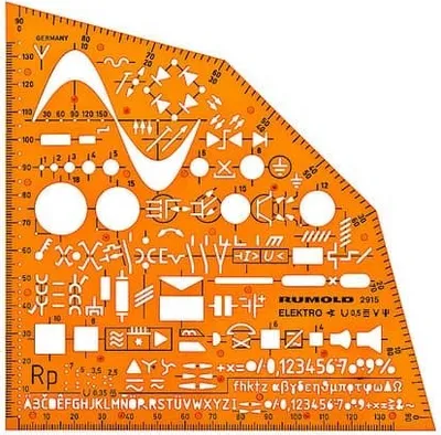 Produktbild von Rumold 2915, Orange, Kunststoff, ISO 3098/1, 1,2 mm, 155 mm, 155 mm