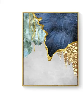Produktbild von TPFLiving Kunstdruck LW-62 (OHNE RAHMEN) Poster - Leinwand - Wandbild - Hochauflösender Giclée-Druck, langlebig und hochwertig - Nordic Art - Abstrakte Strukturen - Bilder Wohnzimmer -  - Größe: 50x70cm