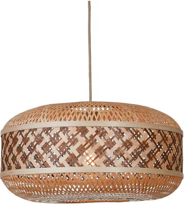Produktbild von GOOD&MOJO - Hängeleuchte Langkawi - Natürlich - Ø50cm Hängelampe - Esstischlampe - Wohnzimmerlampe - Schlafzimmerlampe - Wohnzimmer