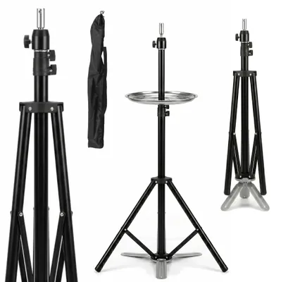 Zdjęcie produktu dla Statyw stojak do główki fryzjerskiej z regulacją 130 cm