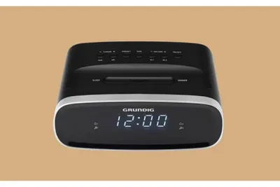 Produktbild von Grundig GPR1230, Uhr, FM, 1 W, LED, Schwarz, Einfarbig