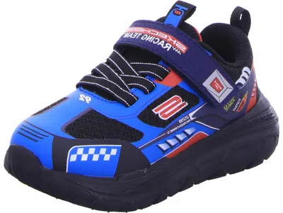 Produktbild von Skechers Jungen Halbschuhe Tracks 41037-27, 41037-28, 41037-29, 41037-30, 41037-31, 41037-32, 41037-33, 41037-34, 41037-35, 41037-36 SKE-402303L Blue/Red 31