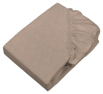 Produktbild von SETEX Feinbiber Spannbettlaken Beige 90x200 cm Baumwolle Polyester Bettlaken