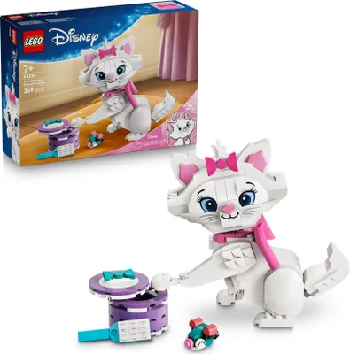 Produktbild von LEGO ǀ Disney Aristocats: Bezaubernde Marie - Spielzeug - Katzenfigur mit Zubehör - inkl. Textilschleife - DIY Deko fürs Schlafzimmer - Geschenk für Mädchen ab 7 Jahren und Fans - 43286