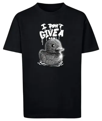 Produktbild von Mister Tee - "I Don't Give A" T-Shirt für Kinder TN2800 (116) (Schwarz)