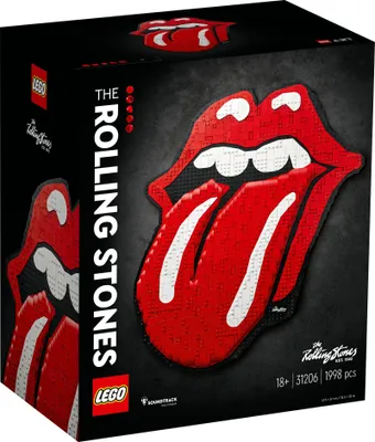 Produktbild von LEGO 31206 ART The Rolling Stones Logo Bastelset für Erwachsene