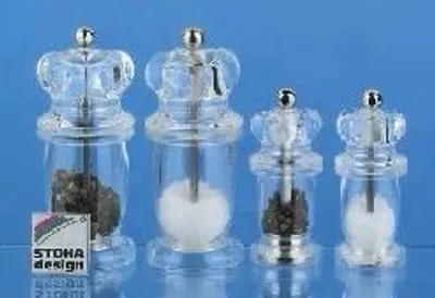 Produktbild von STOHA DESIGN Salz-/Pfeffermühle Acryl  Höhe 135 mm