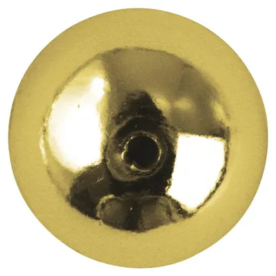Rundperlen Kunststoff 4 mm gold 150 Stück