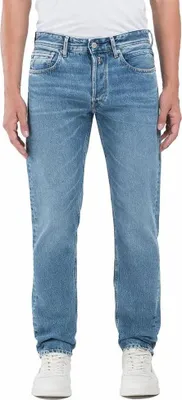Image de Jean droit Replay Grover, bleu 32L x 30L