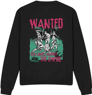 Produktbild von Star Wars - "Wanted Rebels" Sweatshirt für Herren/Damen Uni TV4281 (L) (Schwarz)