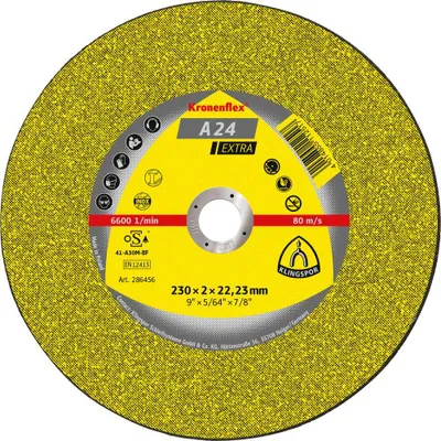 Image de Disque à tronçonner A24 Extra 230x3,0mm modèle droit Klingspor