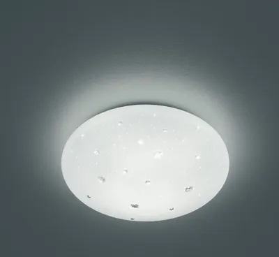 Zdjęcie produktu dla Plafon LED okrągły ACHAT biały 12W Neutralna biel 1100lm tworzywo sztuczne wym:9x27,5x27,5cm IP44 RL